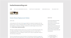 Desktop Screenshot of harborbreezeceiling.com