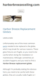Mobile Screenshot of harborbreezeceiling.com