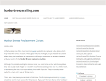 Tablet Screenshot of harborbreezeceiling.com
